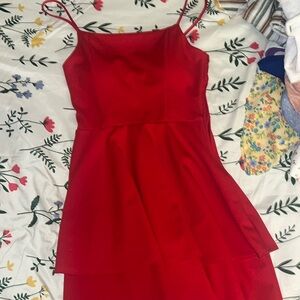 Altered state! Stunning red dress